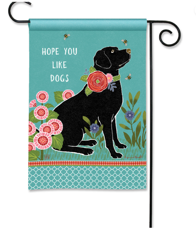Secret Garden Dog Garden Flag