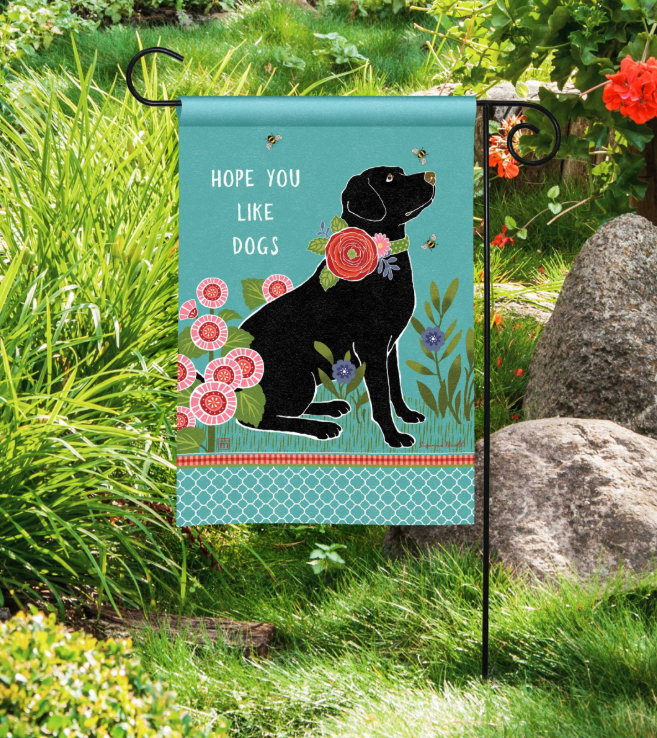 Secret Garden Dog Garden Flag