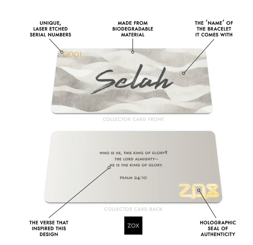 Selah Bible Verse Bracelet