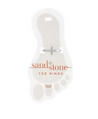 Sand & Stone: Toe Ring Silver
