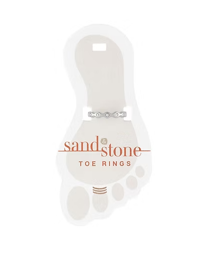 Sand & Stone: Toe Ring Silver