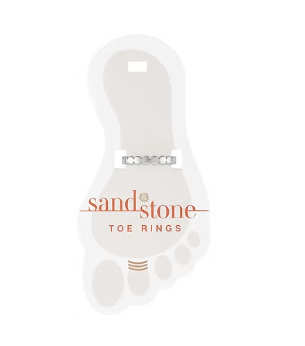 Sand & Stone: Toe Ring Silver