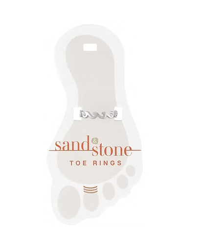 Sand & Stone: Toe Ring Silver