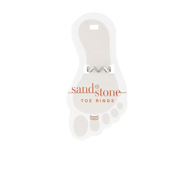 Sand & Stone: Toe Ring Silver