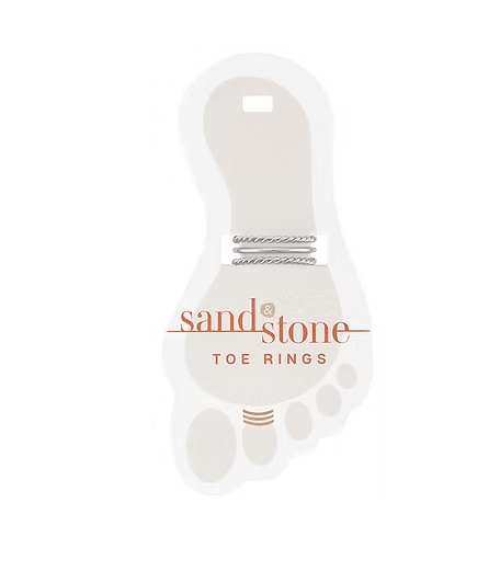 Sand & Stone: Toe Ring Silver