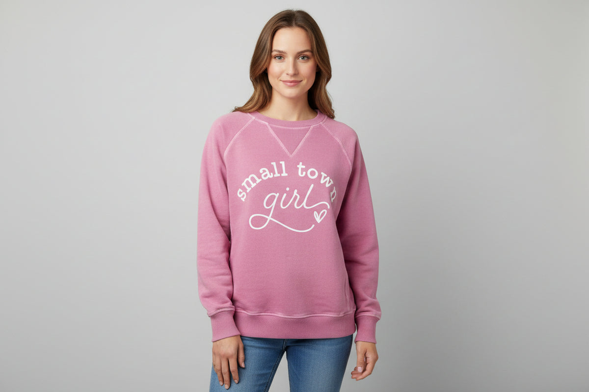 Lilac Small Town Girl Sweatshirt