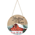"Snowy Barn" Door Hanger