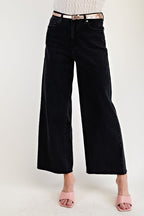 Soft Stretch High Waisted Twill Pants