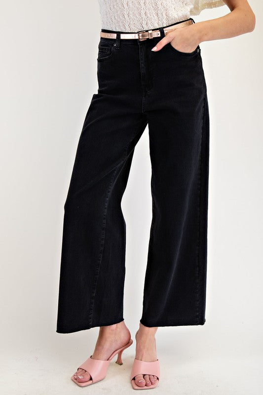 Soft Stretch High Waisted Twill Pants