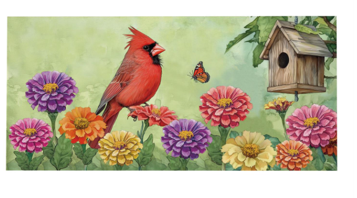 Spring Cardinal Time Sassafras Switch Mat