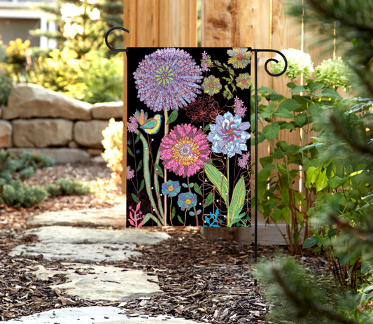 Spring Mix Garden Flag