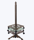 Metal Square Roller Planter Stand