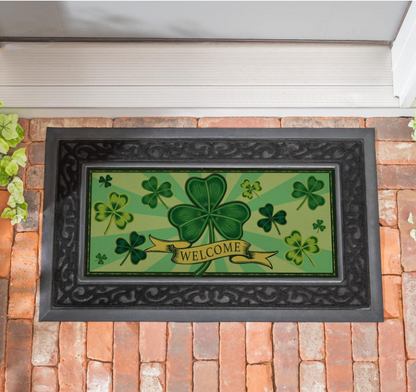 St Patrick's Days Shamrock Sassafras Switch Mat