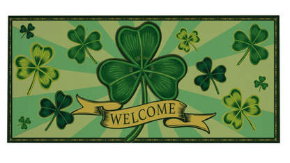 St Patrick's Days Shamrock Sassafras Switch Mat