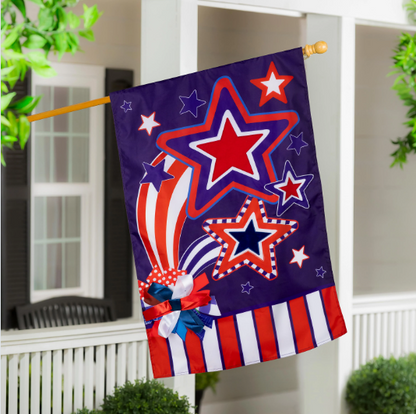 Stars and Stripes Applique Flag