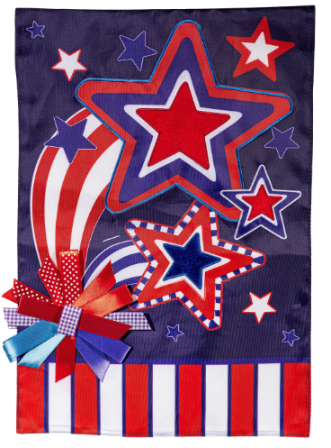Stars and Stripes Applique Flag
