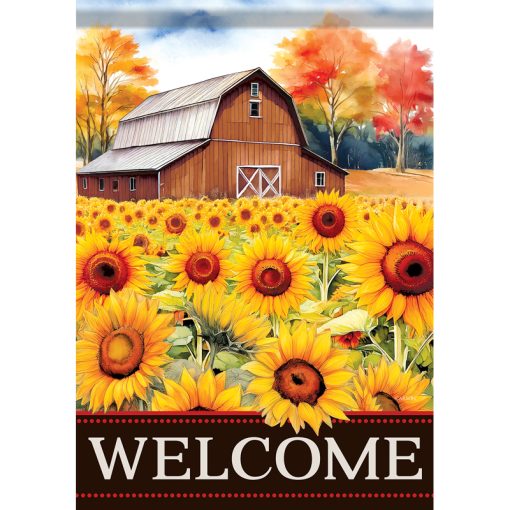 Sunflower Field Flag