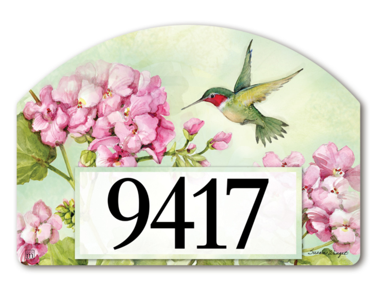 Susan Winget Hummingbird Yard DeSign 14" x 10"