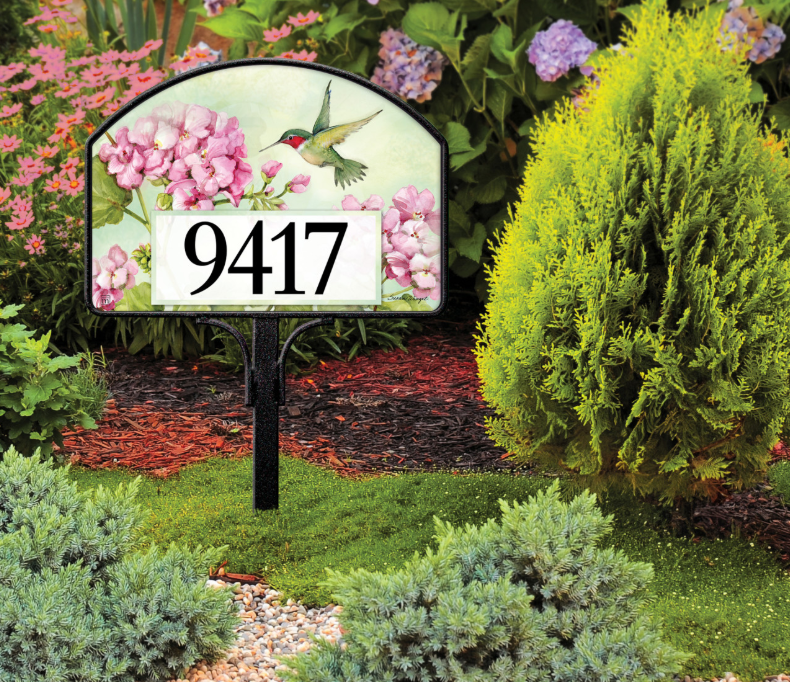 Susan Winget Hummingbird Yard DeSign 14" x 10"
