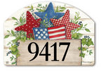 Susan Winget Old Glory Patriotic Stars Yard DeSign