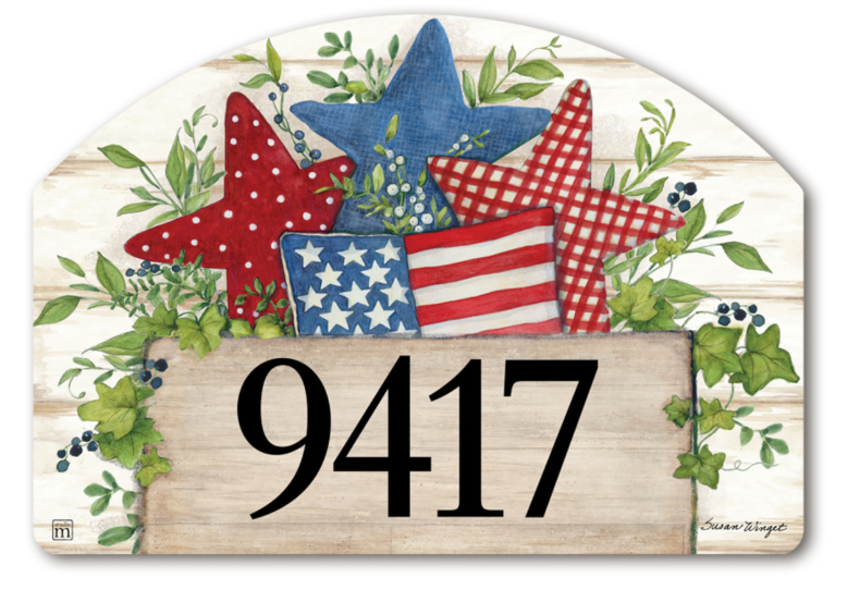 Susan Winget Old Glory Patriotic Stars Yard DeSign