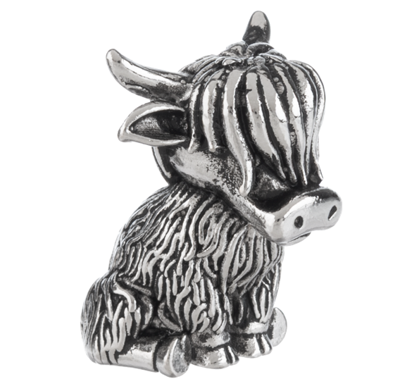 The Brave Little Highland Cow Charms
