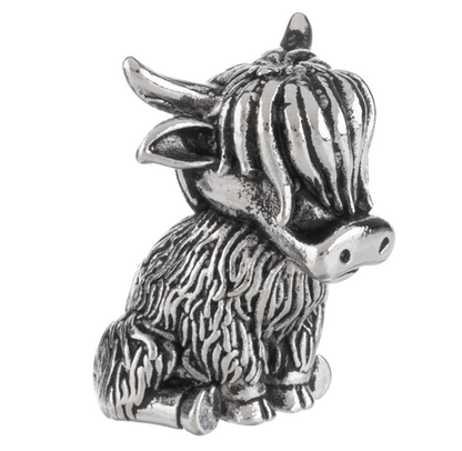The Brave Little Highland Cow Charms
