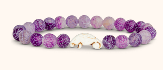 The Excursion Bracelet Coral Reef Violet Manatee by Fahlo