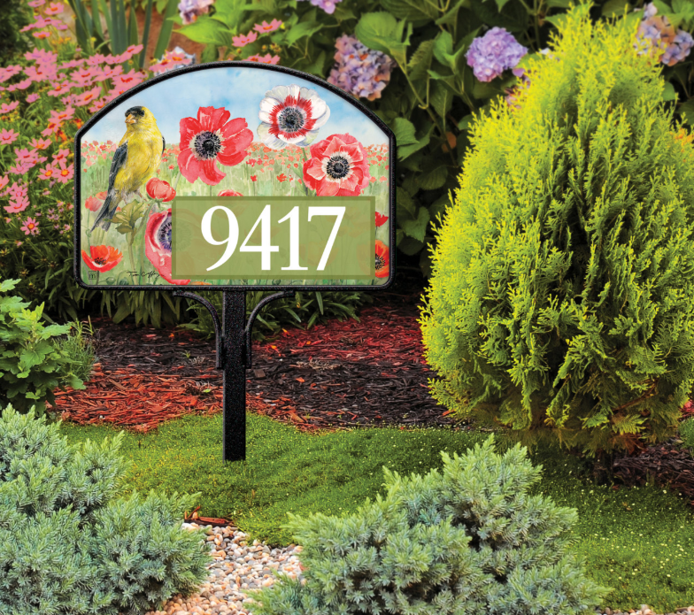 Tim Coffey Poppy Field Yard DeSign