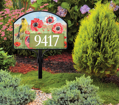 Tim Coffey Poppy Field Yard DeSign