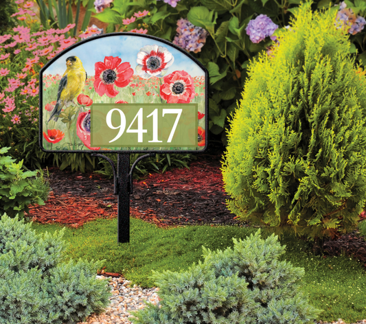Tim Coffey Poppy Field Yard DeSign