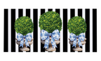 Topiary With Bow Sassafras Switch Mat