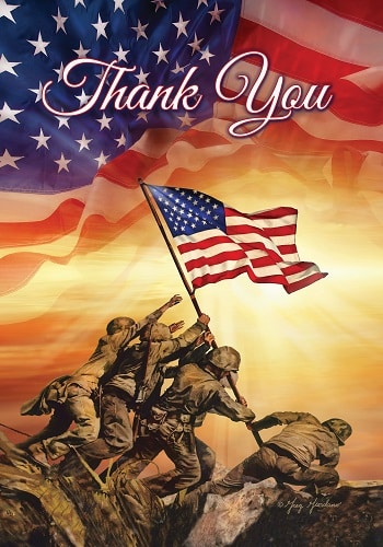 Troops Memorial Flag