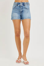 Annela Tummy Control High Rise Bow Detailed Shorts