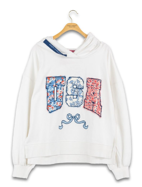 Simply Southern - Floral USA Hoodie