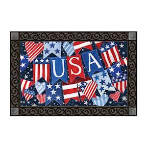 USA Banner Door Mat