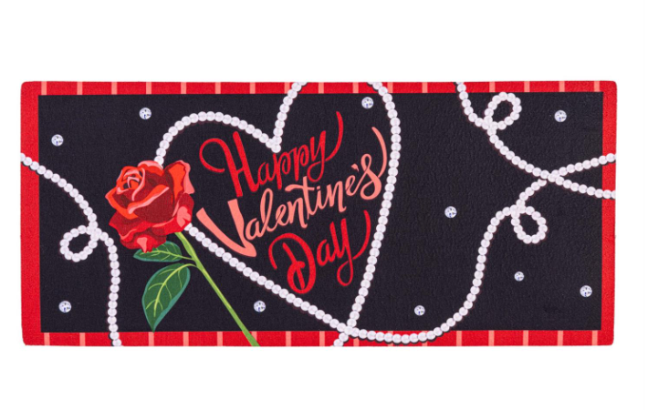 Valentine's Day Pearls Sassafras Switch Mat