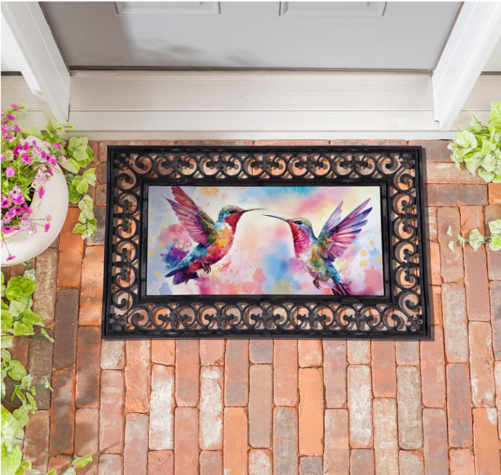 Watercolor Hummingbird Sassafras Switch Mat