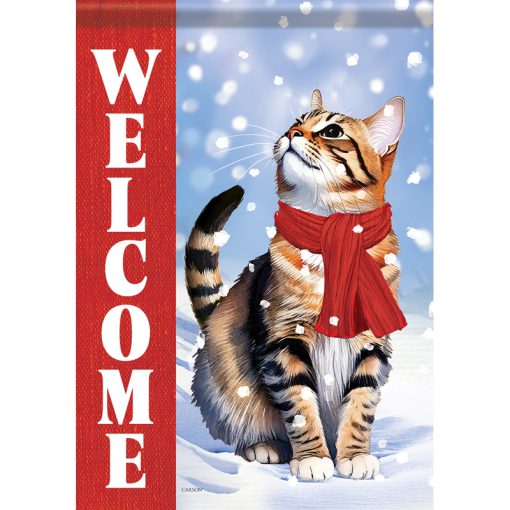 "Welcome Cat" Durasoft™ Flag
