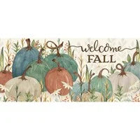 Welcome Fall Pumpkins Sassafras Switch Mat