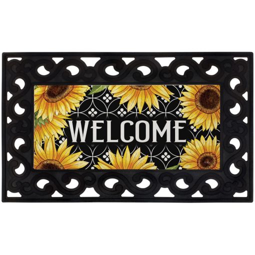 Welcome Sunflowers Mini Mat Insert