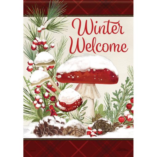 "Winter Mushroom" Durasoft™ Flag