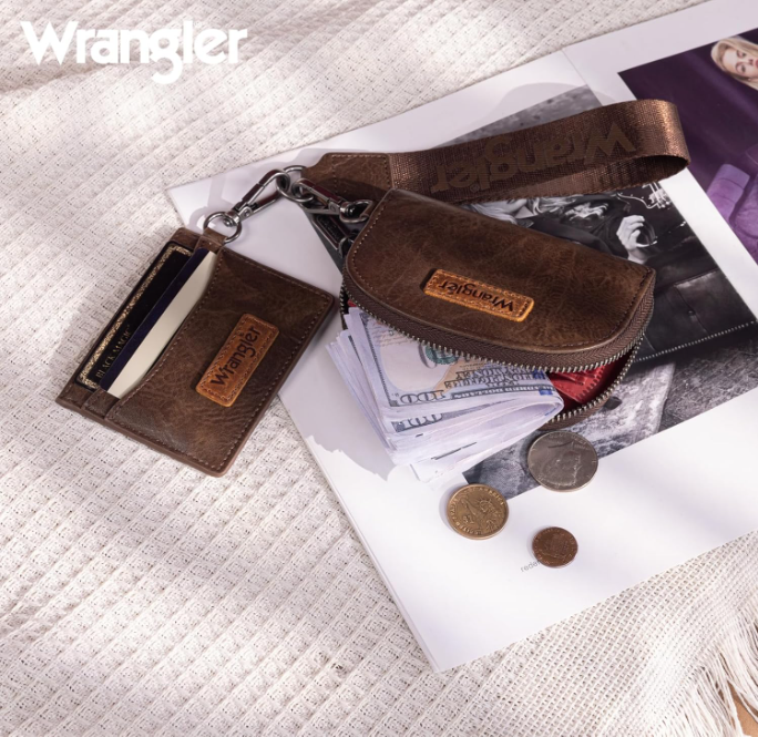 Wrangler Dual Pouch Wristlet