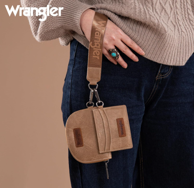 Wrangler Dual Pouch Wristlet
