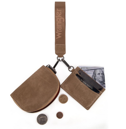 Wrangler Dual Pouch Wristlet