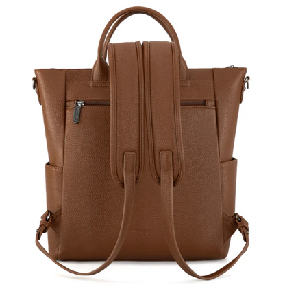 Wrangler Tote/Shoulder Bag Convertible Backpack - Brown
