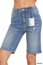 ZENANA HIGH WAISTED BERMUDA SHORT PANTS