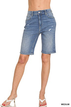 ZENANA HIGH WAISTED BERMUDA SHORT PANTS