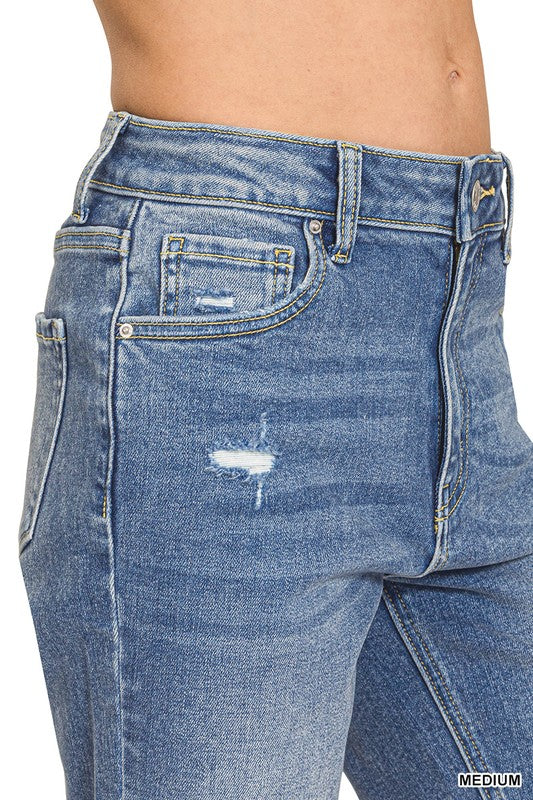 ZENANA HIGH WAISTED BERMUDA SHORT PANTS