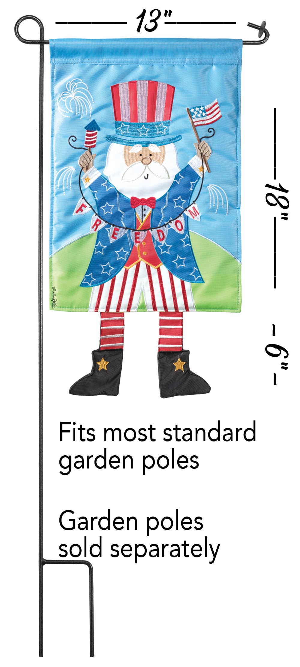 Magnolia - Garden Uncle Sam Flag